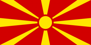 North Macedonia flag